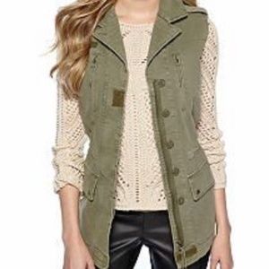 New with Tags - Willow and Clay Green Military Vest - Size S
